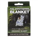 BCB Hypothermie-Notfalldecke, 84 x 54 cm, kompakte, leichte Notfalldecke