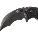 Fox Knives Brand Italy Chiropteka Klappmesser Karambit Edelstahl schwarz
