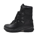 Black Genuine French Military Felin ranger boot with Gore-Tex lining and D-loop lacing for durable field use