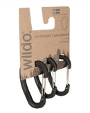Genuine Wildo Accessory Carabiner Set OD 3pcs Lightweight sturdy clips - GoMilitar