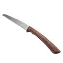 Mil-tec Compact Folding Säge 19 cm Edelstahl 420 Blade Walnut Griff