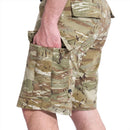 PENTAGON BDU 2.0 Cargo-Shorts, ergonomischer Schnitt, strapazierfähiges Ripstop-Gewebe, MTP-Camouflage