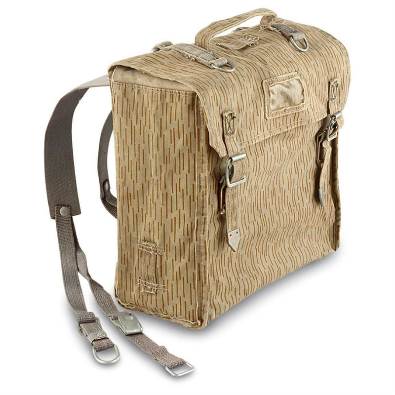 Originaler Militärrucksack der DDR-Armee, NVA, Regentropfen-Tarnmuster