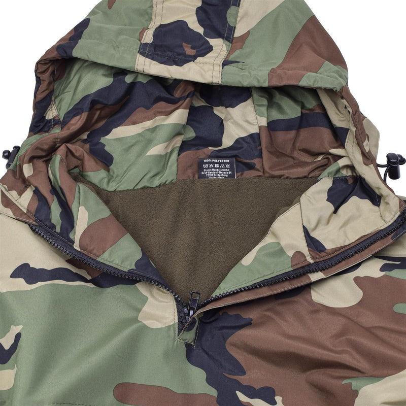 MIL-TEC Bundeswehr Kampfjacke Winter Woodland winddicht mit Kapuze gefüttert NEU