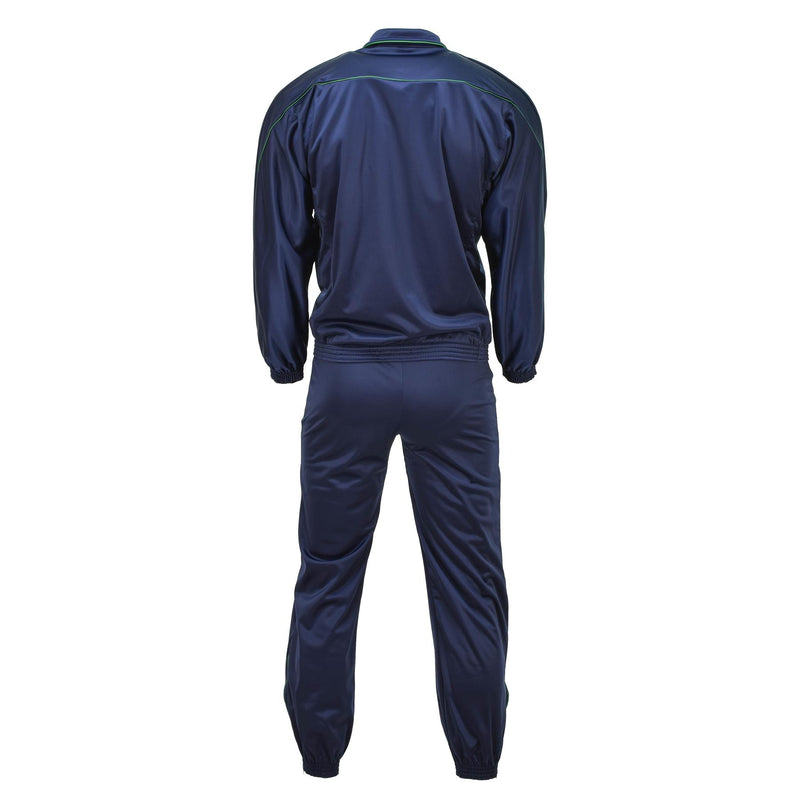 Original Trainingsanzug der französischen Armee, Sportjacke, Activewear-Anzug, Oberteil, blaues Hemd, NEU