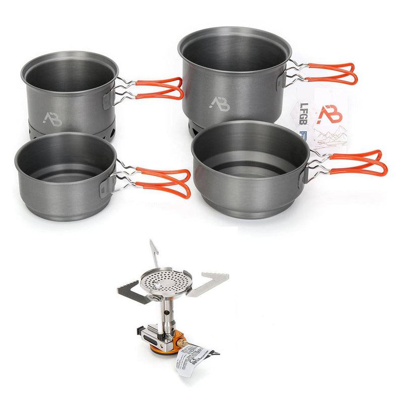 A.Blochl Star X1 Wander Kochset Camping Topf Outdoor Pfanne Trekking Küche NEU