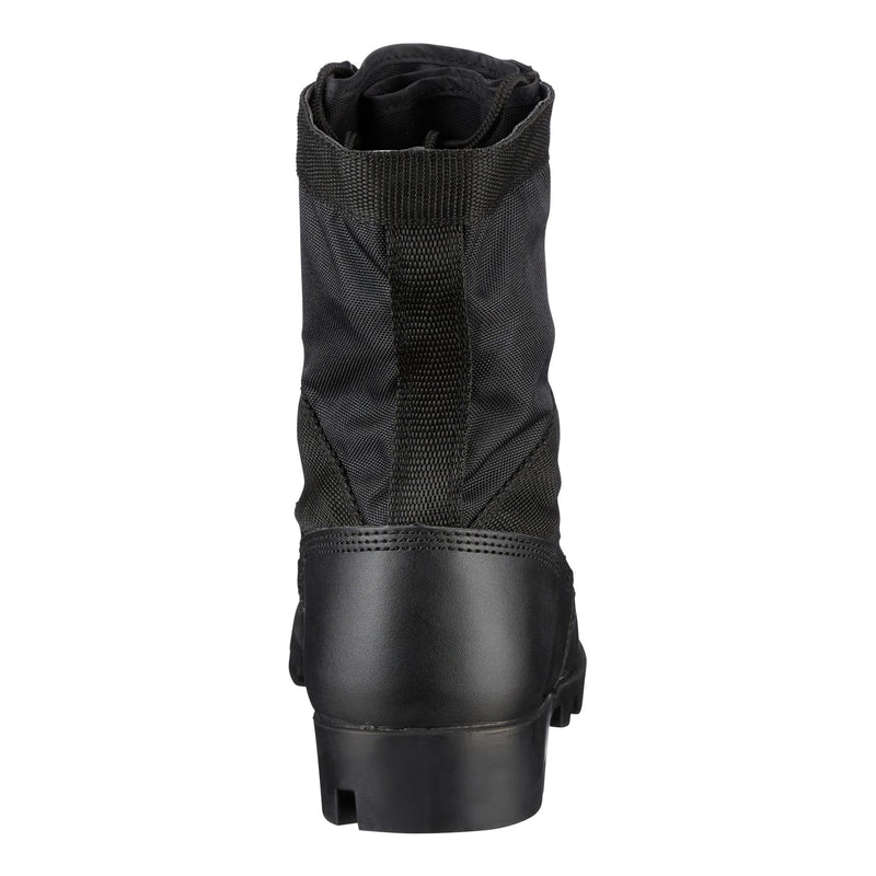 Echte US Army Jungle schwarze Leder Panama Stiefel Kampf Militärschuhe NEU
