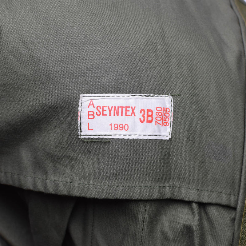 Echte belgische Armee Feldjacke M64 Militär Baumwolle wasserdicht Parka Olive NEU