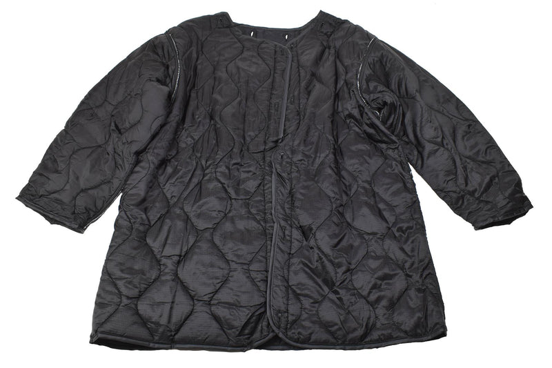 MIL-TEC Marke US Militär-Stil Parka M51 Außenmaterial mit Kapuze und Steppfutter schwarz NEU