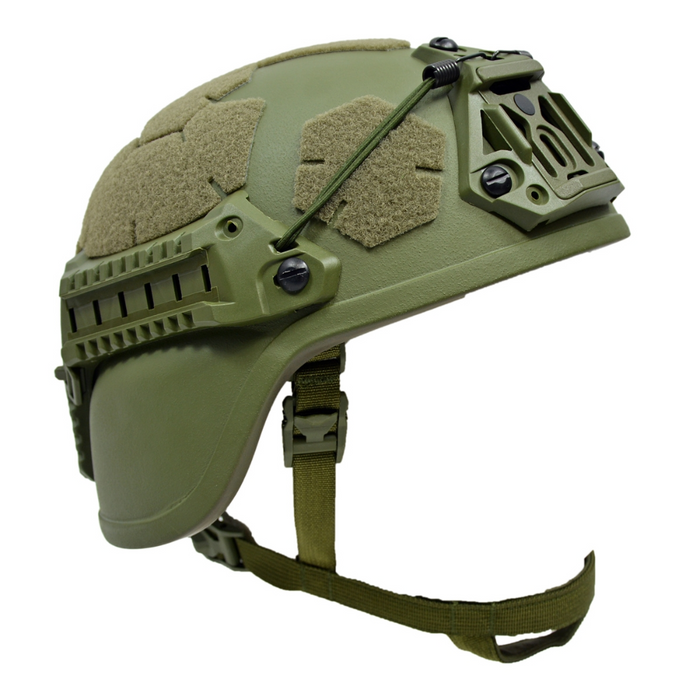 Šestan-Busch BK-ACH Full Cut Modern Ballistic Helm Level IIIA NVG Seitenschienen