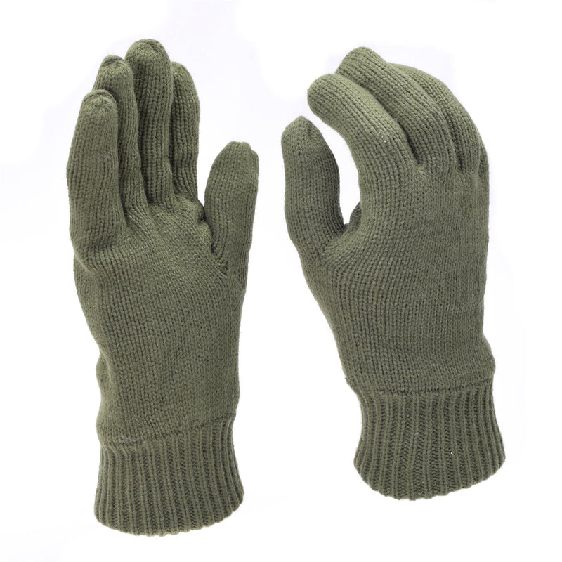 Mil-Tec Handschuhe Herren Warmes Strickfutter THINSULATE™ Olive OD Taktische Winterausrüstung