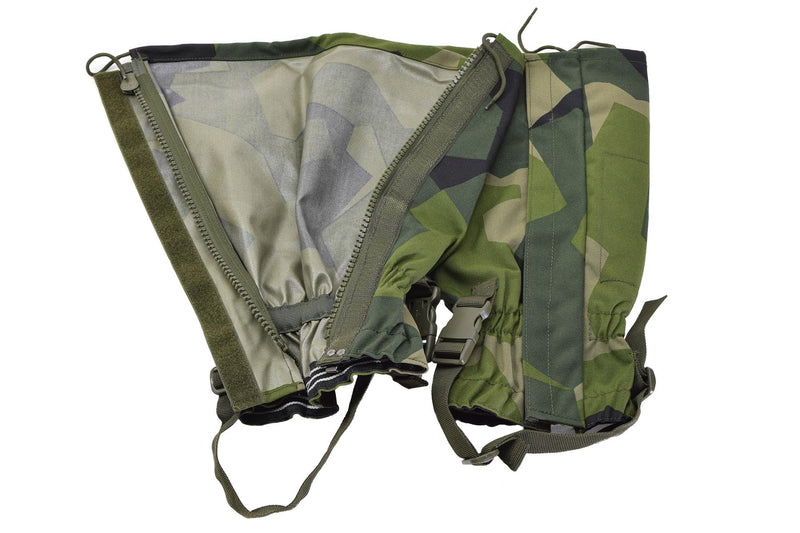 TACGEAR Gamaschen wasserdicht Schwedische Armee M90 ​​Splittertarn Metallhaken Einheitsgröße