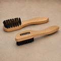 Saphir Messingbürste Wildleder Nubuk Reinigungsbürste Messing 16 cm Borsten Buchenholz
