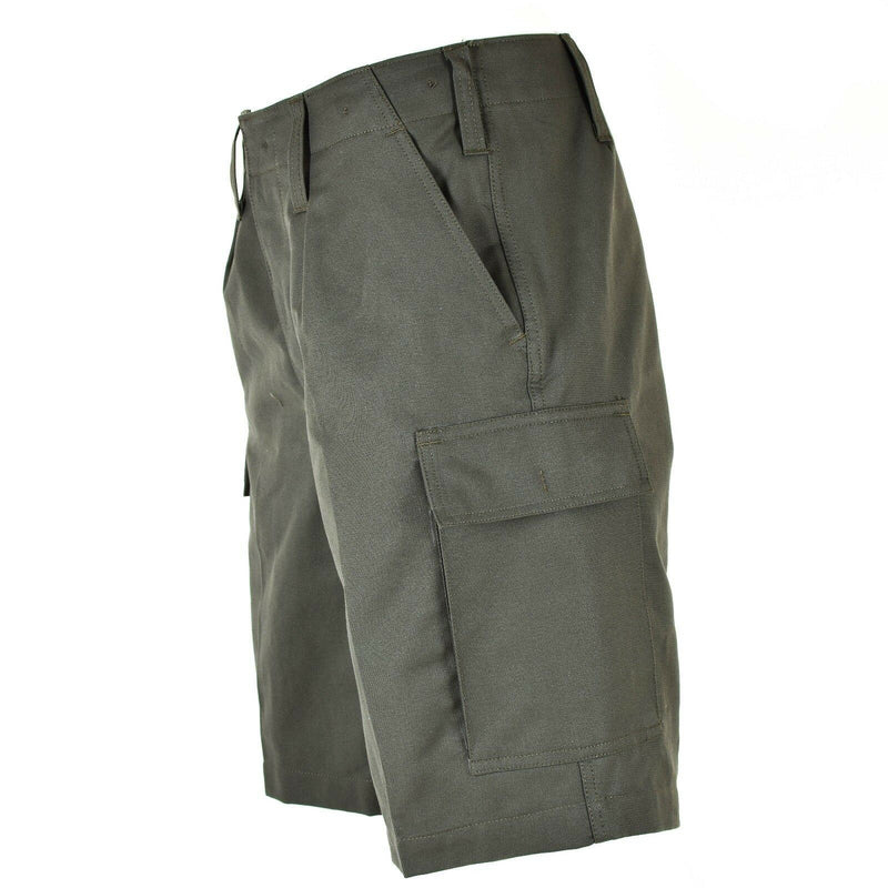 Original deutsche Armee Ausgabe Moleskin Shorts OD langlebige Cargo Herren Sommer Oliv NEU