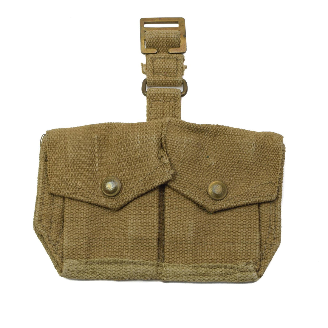 Original britische Armee M37 Gurtband-Patronentasche Doppelmagazintasche Khaki