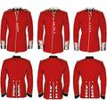 Echte britische Armeejacke, Uniform, Tunika, rotes Kleid, scharlachrote Gardekavallerie