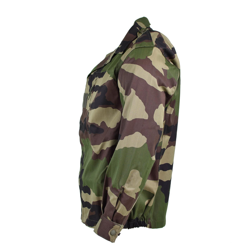 Original französische Armee F2 Kampfjacke Fatigue CE Camouflage Militärausgabe Überschuss NEU