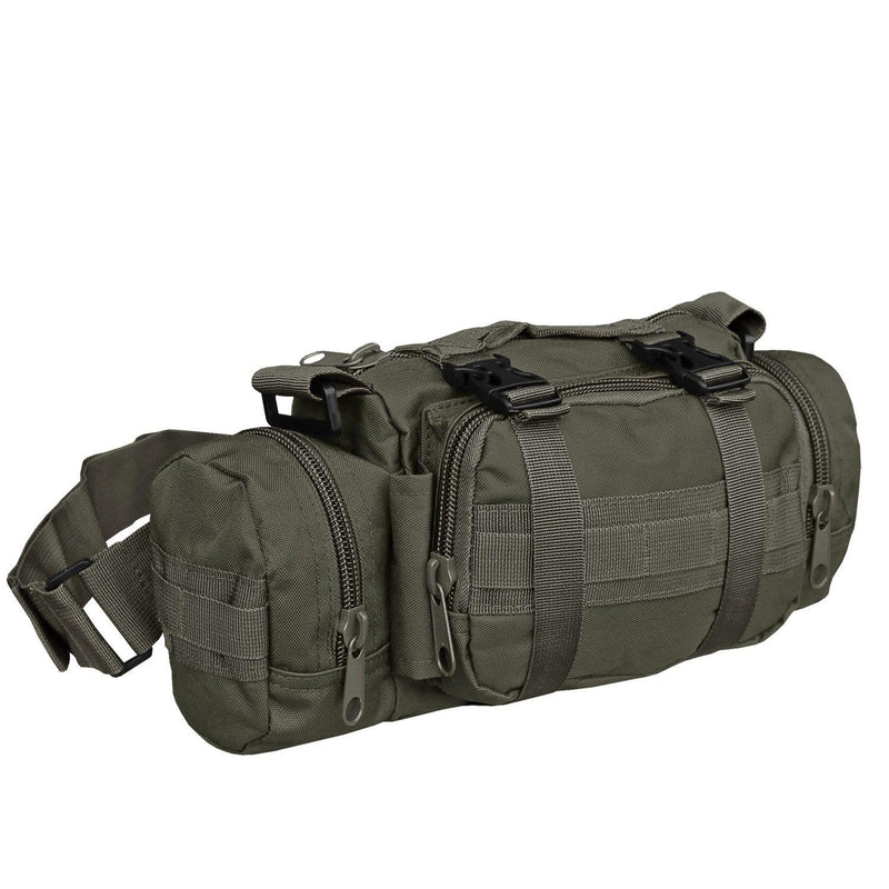 MIL-TEC DEFENSE ASSEMBLY PACK Taktik-Rucksack abnehmbarer Gürtelrucksack oliv
