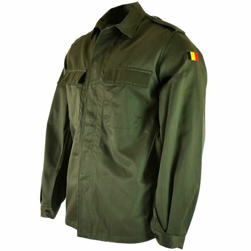 Echte belgische Armee Feldjacke Militär BDU Olivhemd Militärkampf NEU