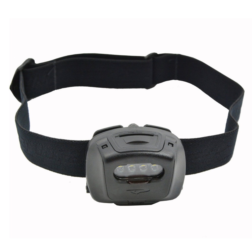 Princeton-Tec Quad Tactical MPLS Mehrfarbige Stirnlampe 78 Lumen IPX7 Schwarz