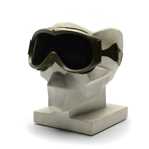 Echte Panzerschutzbrille der französischen Armee, Augenschutz, Militär, Sonne, Sand, Wind