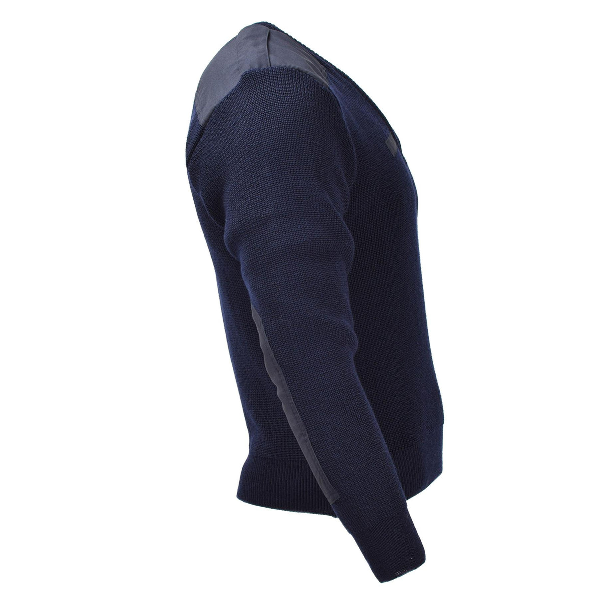 Original niederländischer militärblauer Pullover, Woll-Bodywarmer mit langen Ärmeln, NEU