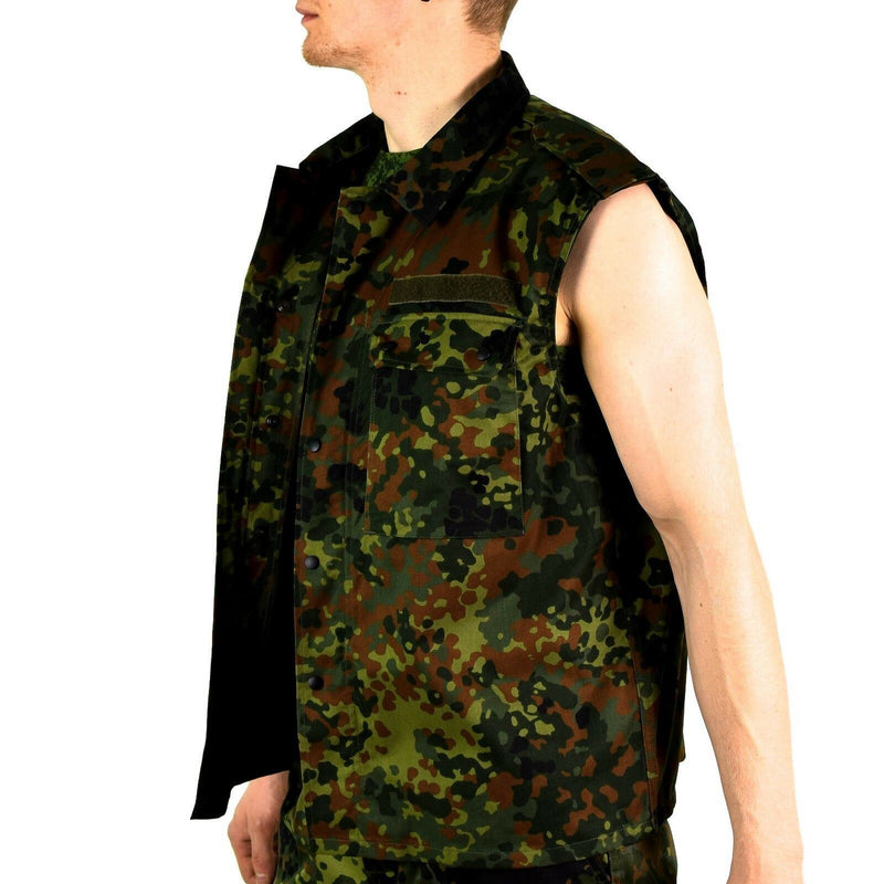 Original DEUTSCHE ARMEE WESTE MIT REISSVERSCHLUSS flecktarn camo taktischer Kampf BW Armee Ausgabe