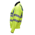 Original Scottish Community Volunteer Warnschutzjacke, reflektierende gelbe Arbeitskleidung