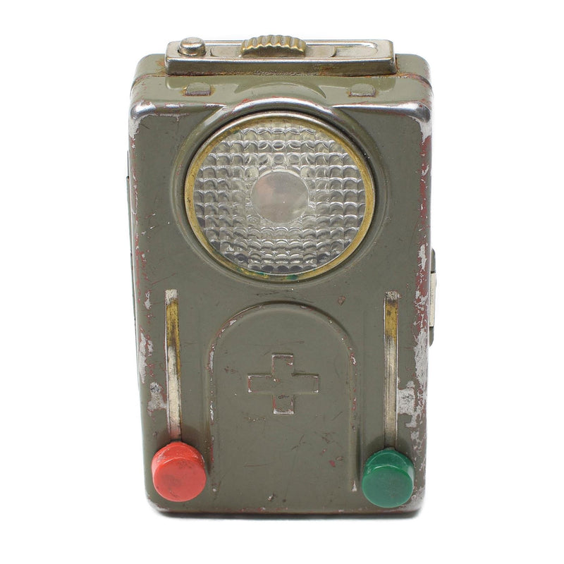 Original Schweizer Armee Militär Signallampe grün rot Farbe Taschenlampe Notfall