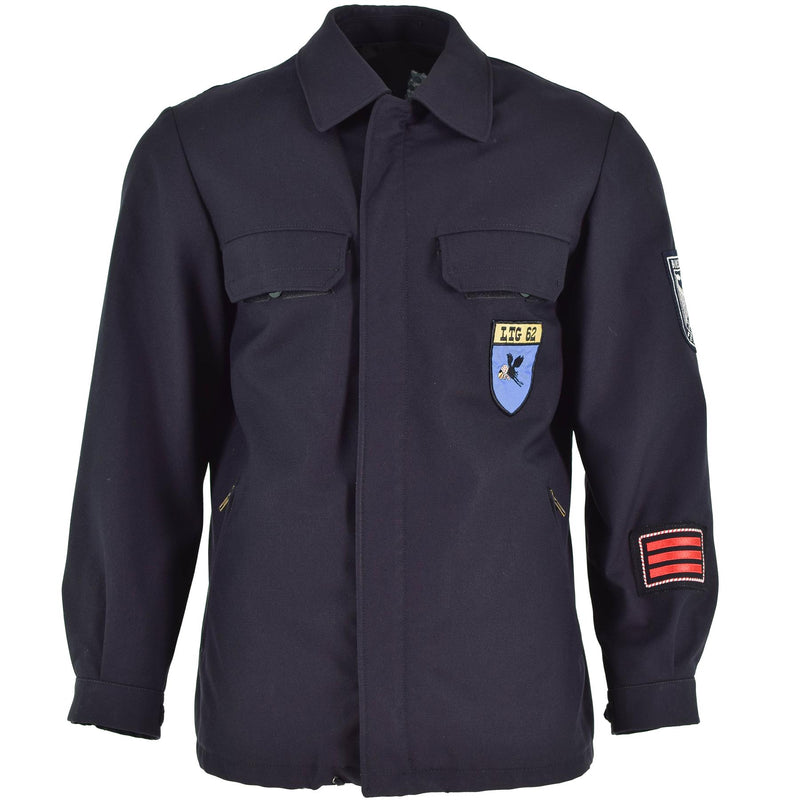 Original NVA Ostdeutsche Armee dunkelblaue formelle Uniformjacke Militärüberschuss
