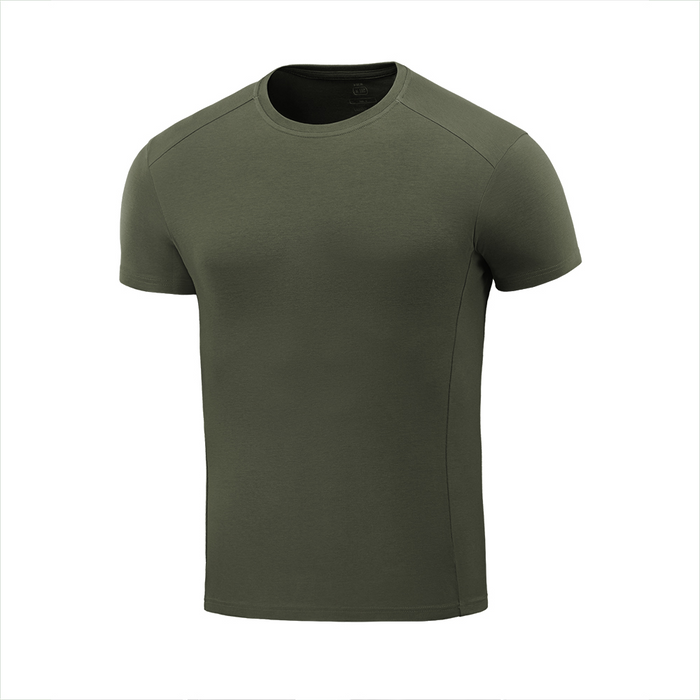 M-Tac 93/7 Sommer-T-Shirt mit bequemer Passform, leichte Stretch-Baumwolle, Armeeoliv