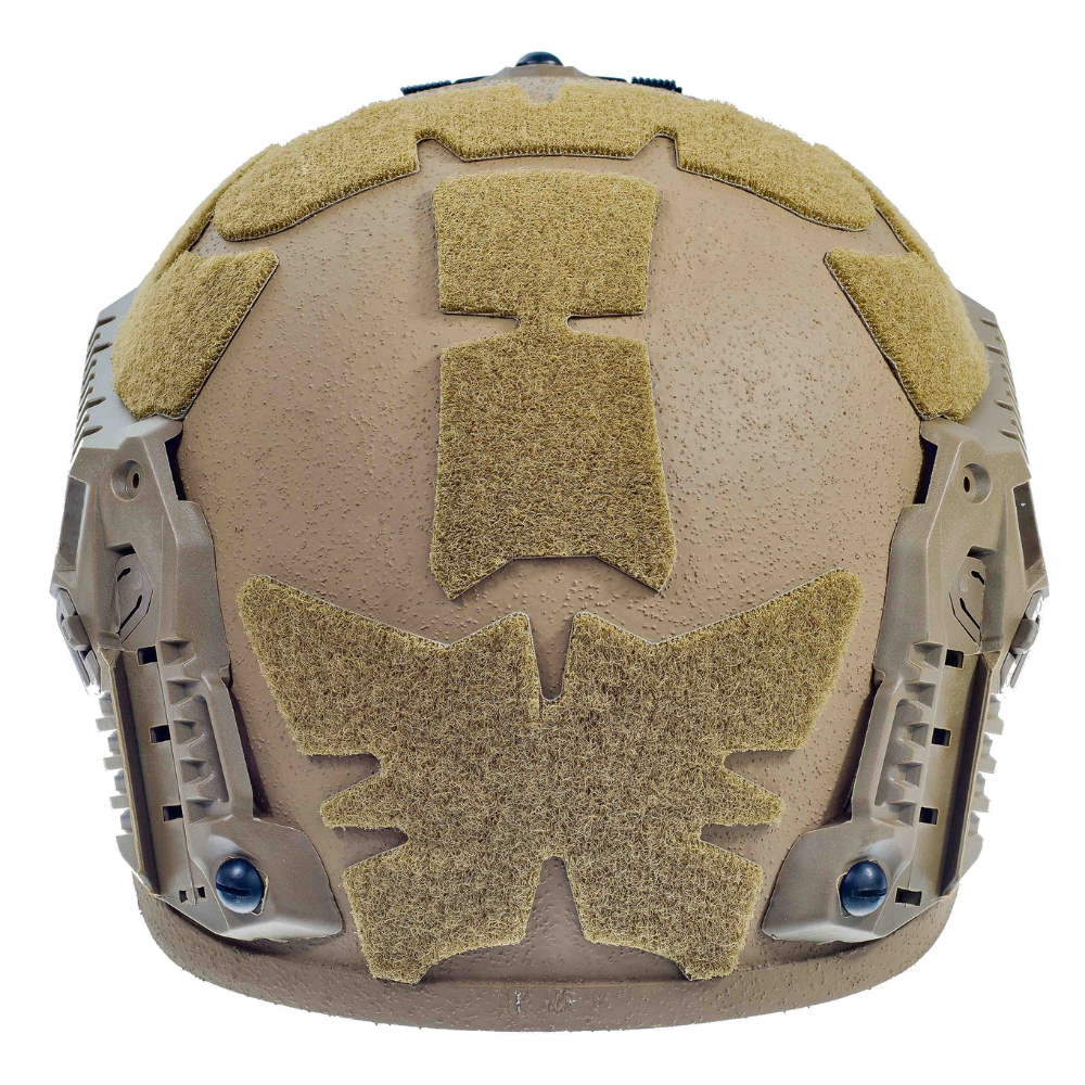 Šestan-Busch BK-ACH-HC Moderner ballistischer Helm mit hohem Schnitt, Seitenschienen der Stufe IIIA