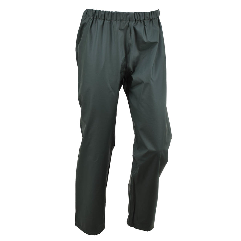 Echte belgische Militär-Regenhose, wasserdichte Outdoor-Hose in Olivgrün, NEU