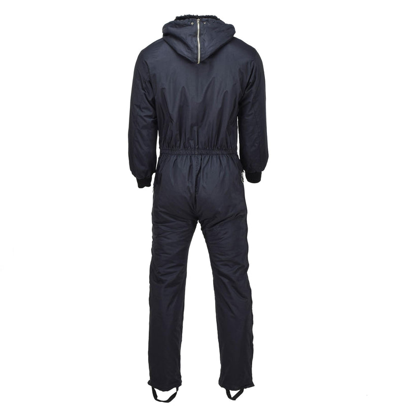 Original niederländischer Militär-Winteroverall mit Kunstpelzkapuze, warmer Overall