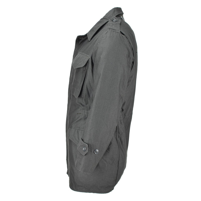 Original griechische Armee M65 ungefütterte Jacke grau Arbeitsuniform Militär Überschuss NEU