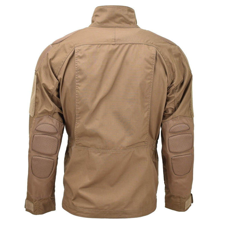 Mil-Tec Brand Militärstil Ripstop Dark Coyote Kampftruppenjacke Chimera