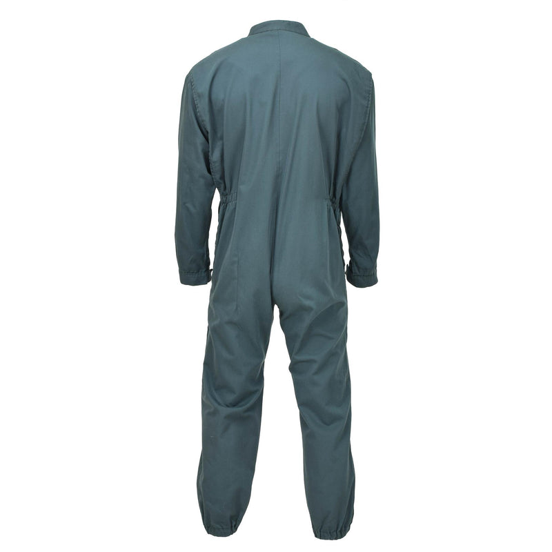 Original Militär-Overall der französischen Luftwaffe mit Doppelreißverschluss, Mechaniker-Overall in Olivgrün