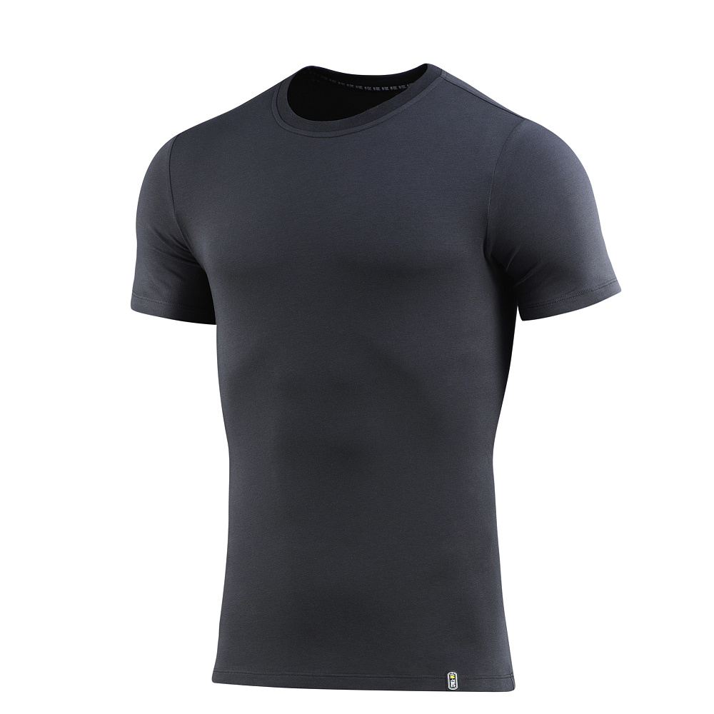 M-TAC 93/7 Sommer-T-Shirt aus leichter Stretch-Baumwolle, kurzärmelig, dunkelgrau