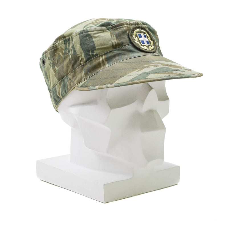 Original griechische Armee Feldtruppen Mütze Eidechsentarn leichte militärische Sommermütze