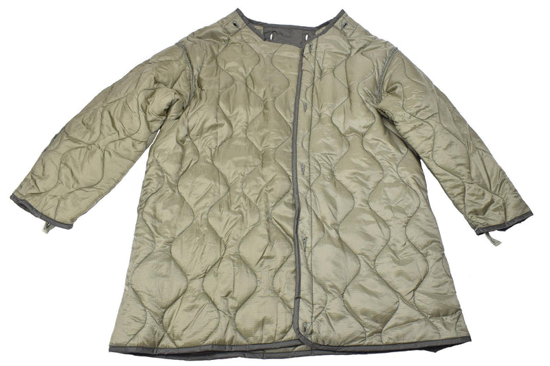 MIL-TEC US Militärstil M51 Parka mit Kapuze, gestepptes, herausnehmbares Futter, oliv NEU