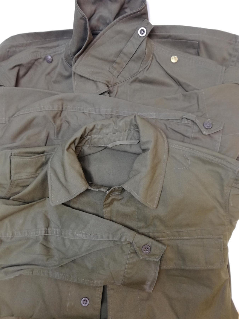 Echte Vintage tschechische Armee Feldjacke M85 Militär Olivgrün Militär CZ