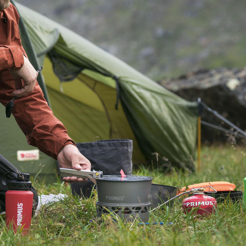 Primus PrimeTech Campingkocher Set 1,3 Liter Kochtopf Kochtopf Outdoor Brenner