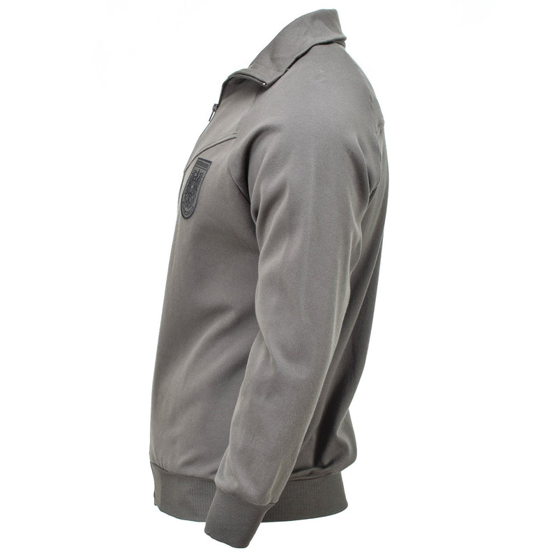 Original Österreichische Bundeswehr Jacke Sport Trainingsanzug Track Grau Militär Überschuss NEU