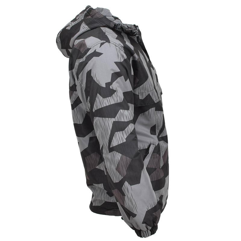MIL-TEC Anorak Jacke Splitter Nachttarnung Winddicht Kapuze Warm Sportbekleidung