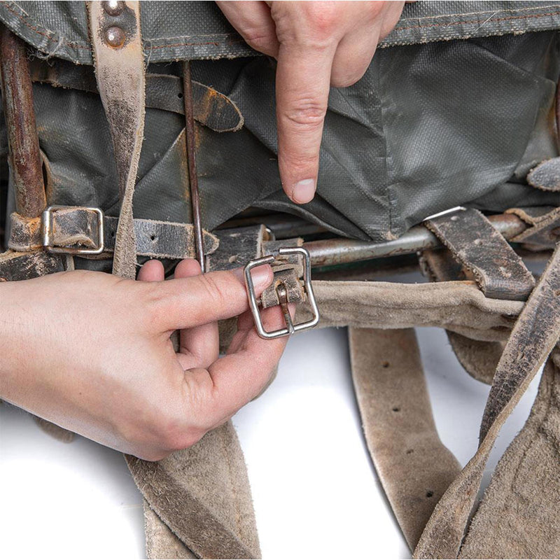 Original finnischer Militärrucksack mit Rahmen, wasserdicht, großer Rucksack, 100 l, Vintage