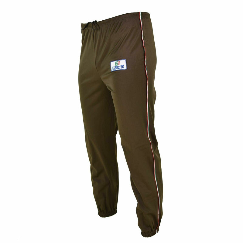Original italienische Armee Trainingsanzug Hose Militär Sport Vintage Unterteile
