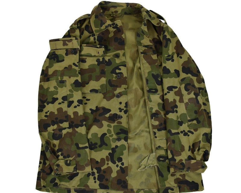 Echte rumänische Armee Feldjacke Militär BDU M93 Camo Leaf Militär Kampf