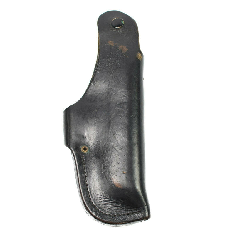 Original deutsches Polizei Pistolenholster schwarzes Lederetui