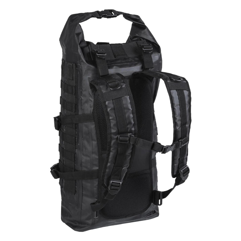 MIL-TEC SEALS DRY-BAG Taktikrucksack Rollrucksack wasserdicht 35L schwarz