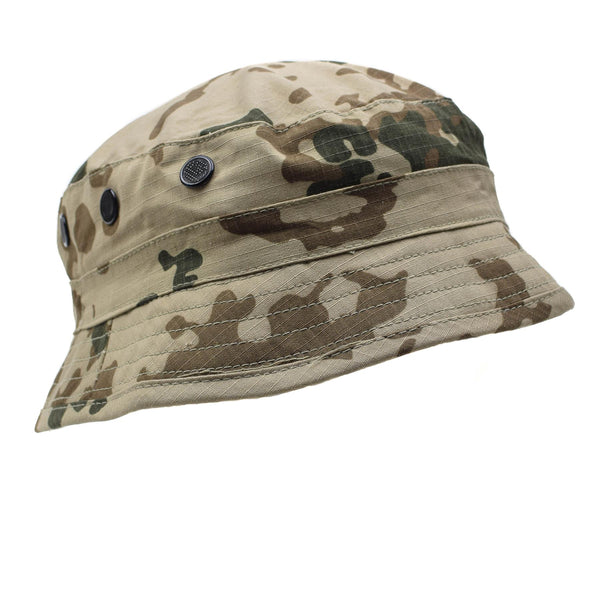 TACGEAR Marke Deutsch Armee Stil Bucket Boonie Hut Wüste Flecktran Camo Ripstop